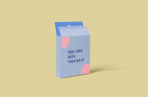 Download Tiny square box packaging mockup | Premium PSD File