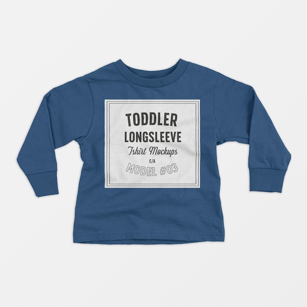 Download Toddler longsleeve t-shirt mockup 03 PSD file | Free Download