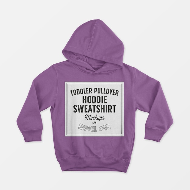 Download Toddler pullover hoodie sweatshirt mockup PSD file | Free ...