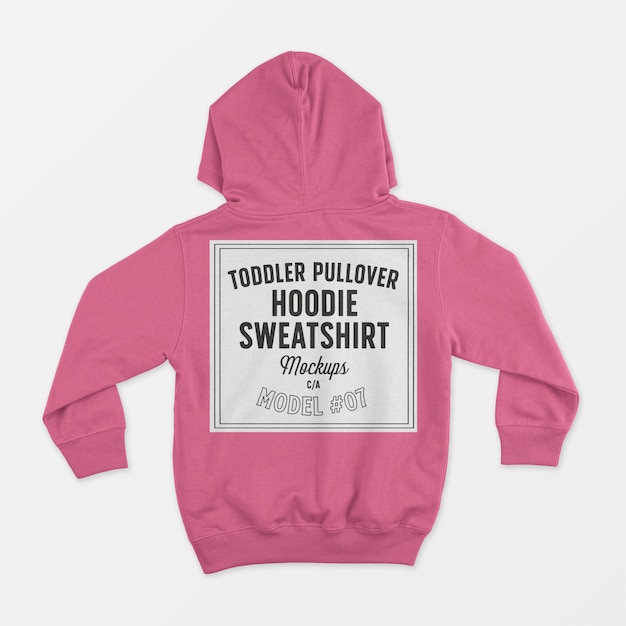 Download Toddler pullover hoodie sweatshirt mockup PSD file | Free ...