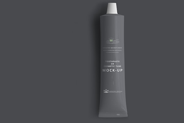 Download Toothpaste or cosmetic tube mockup | Premium PSD File
