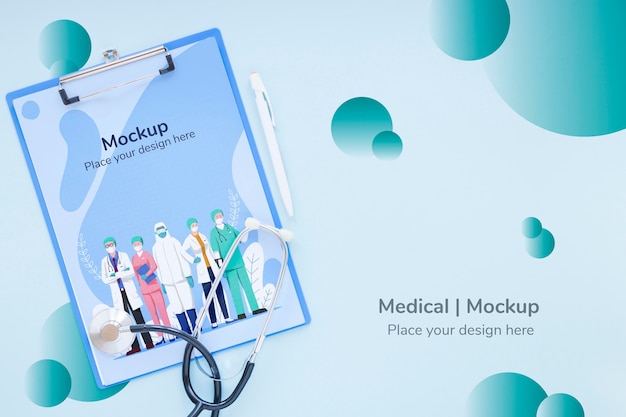 Download Free Top View Medical Check Up With Mock Up Free Psd File Use our free logo maker to create a logo and build your brand. Put your logo on business cards, promotional products, or your website for brand visibility.