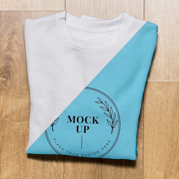 Download Top view folded hoodie mock-up | Free PSD File