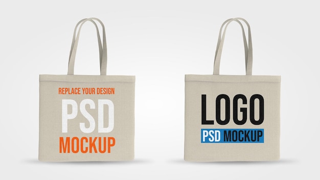 Premium PSD | Tote bag 3d rendering mockup design