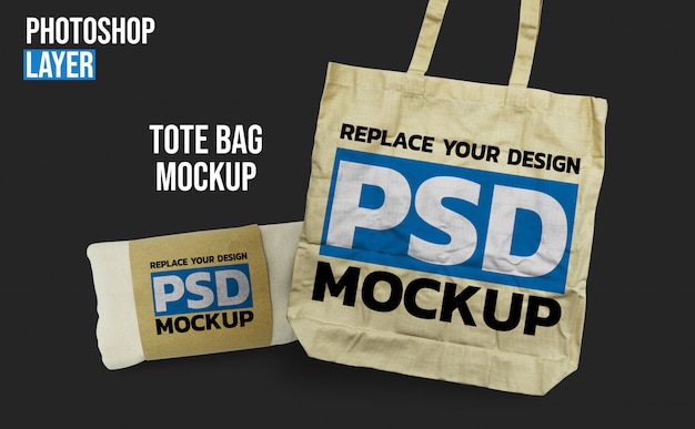 Download Tote bag mockup design | Premium PSD File