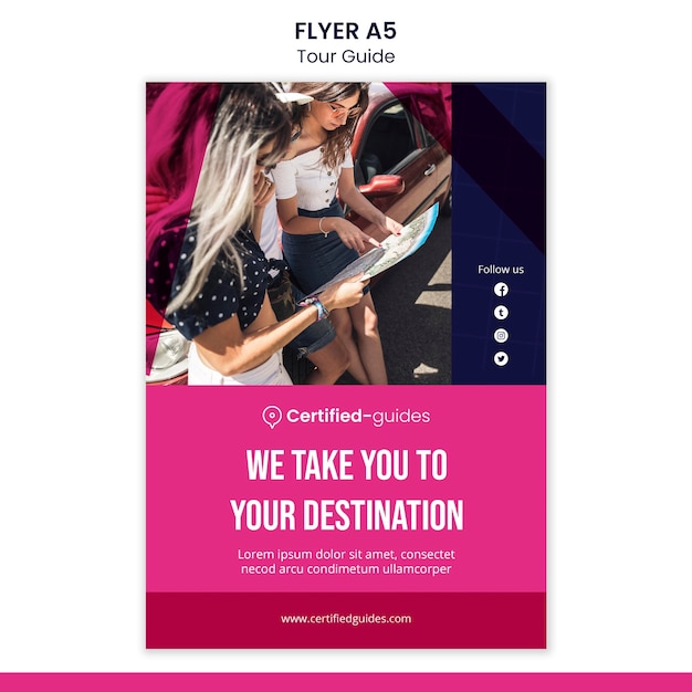 Free Psd Tour Guide Flyer Template