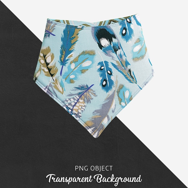 Download Premium Psd Transparent Blue Feathery Baby Bandana