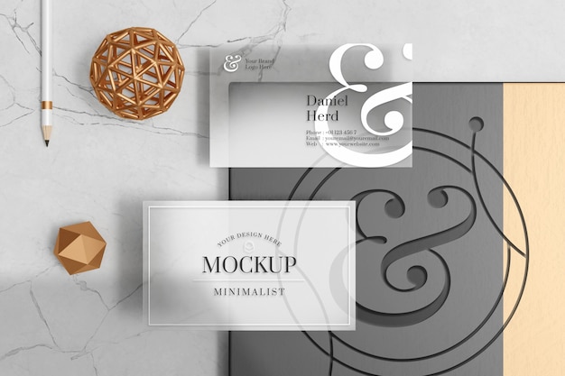 Download Premium Psd Transparent Business Card Mockup