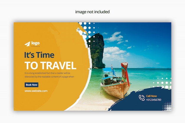 travel website banner images