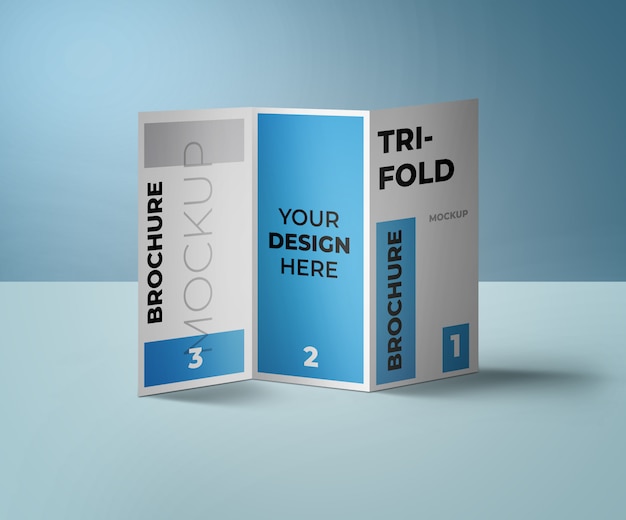 Download Premium PSD | Trifold brochure mockup PSD Mockup Templates
