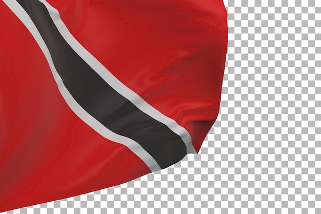 Premium Psd Trinidad And Tobago Flag Isolated Waving Banner National Flag Of Trinidad And Tobago 8017