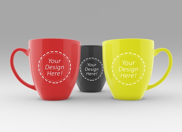 Download Free Triple Standing Cafe Mugs Mockup Template Premium Psd File Use our free logo maker to create a logo and build your brand. Put your logo on business cards, promotional products, or your website for brand visibility.