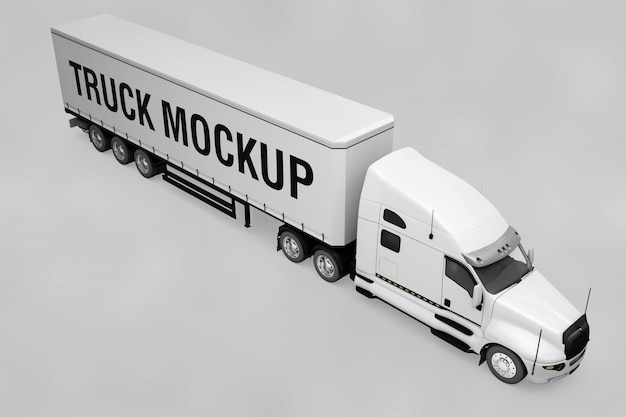 Truck mockup | Free PSD File