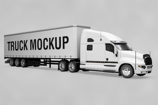 Download Truck mockup PSD file | Free Download