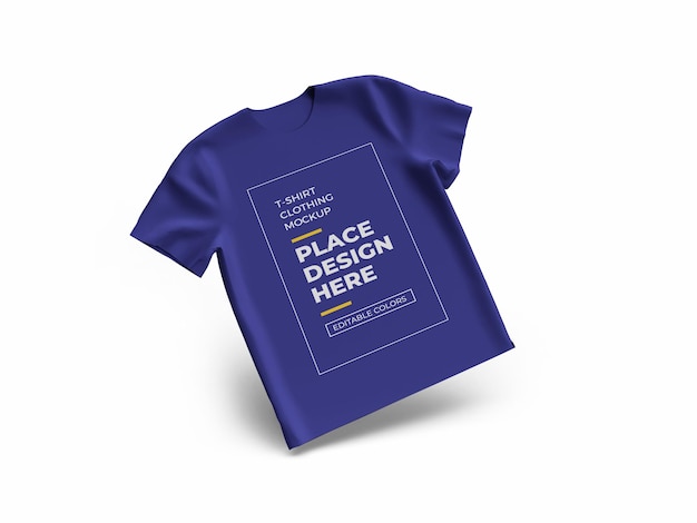 Premium PSD | Tshirt cloth mockup design isolated