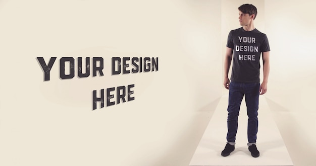 Download Premium PSD | Tshirt model mockup