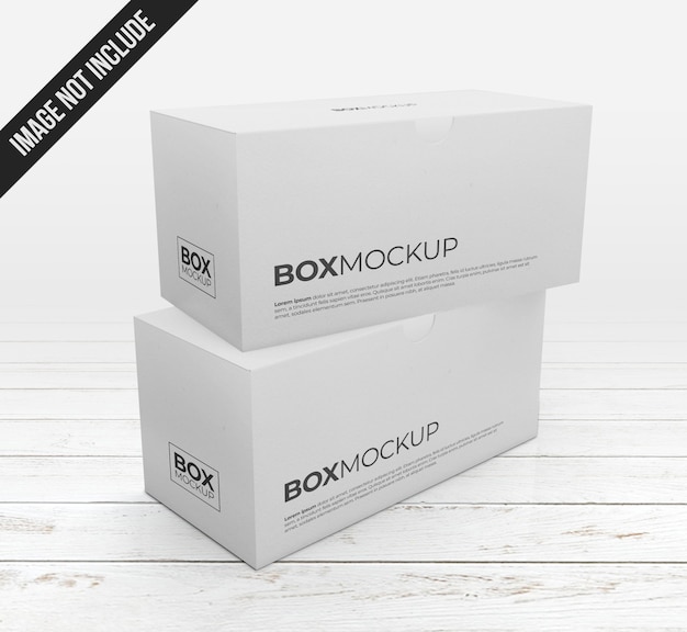 Download Two box mockup | Premium PSD File