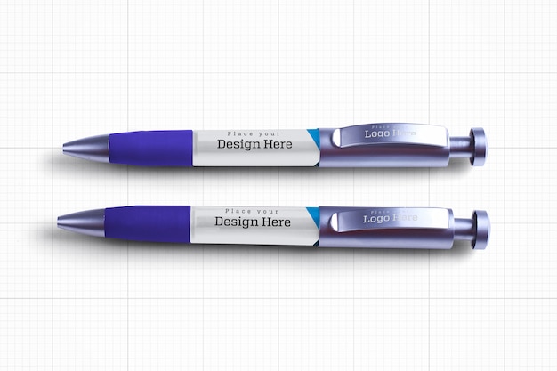 Premium PSD | Two pens mockup