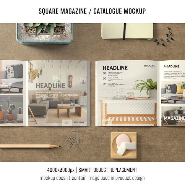 Catalogue текст. Square журнал.