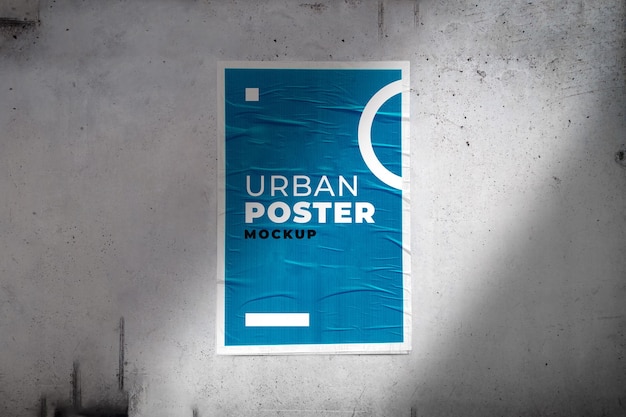  Urban poster mockup