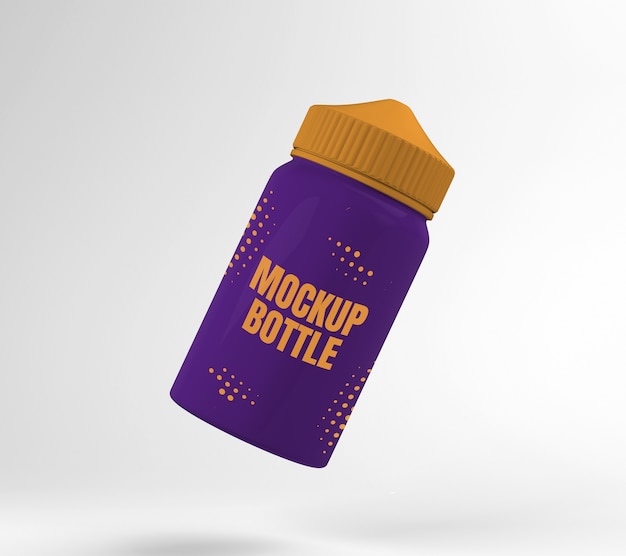 Download Premium PSD | Vape liquid bottle mockup isolated