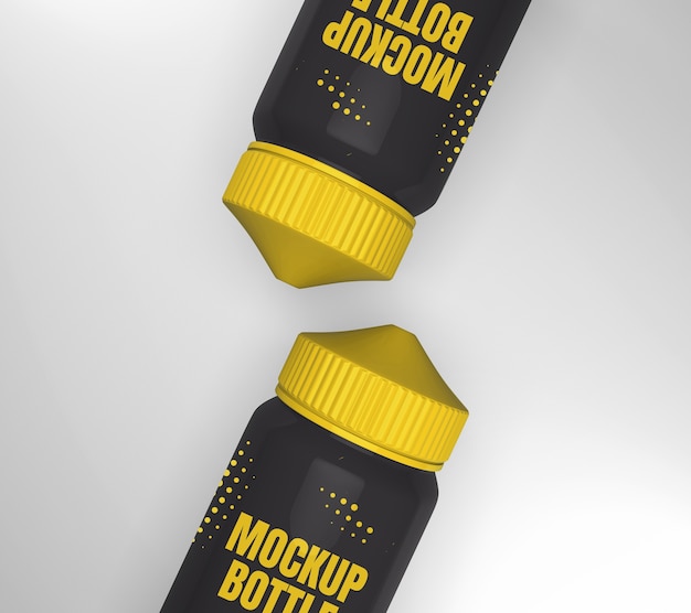 Download Premium PSD | Vape liquid bottle mockup isolated