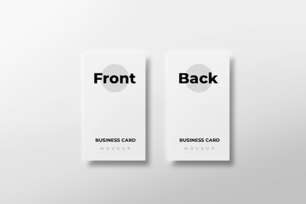 Download Premium Psd Vertical Business Card Mockup PSD Mockup Templates