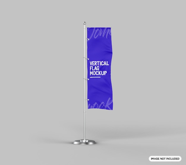 Download Premium Psd Vertical Flag Mockup