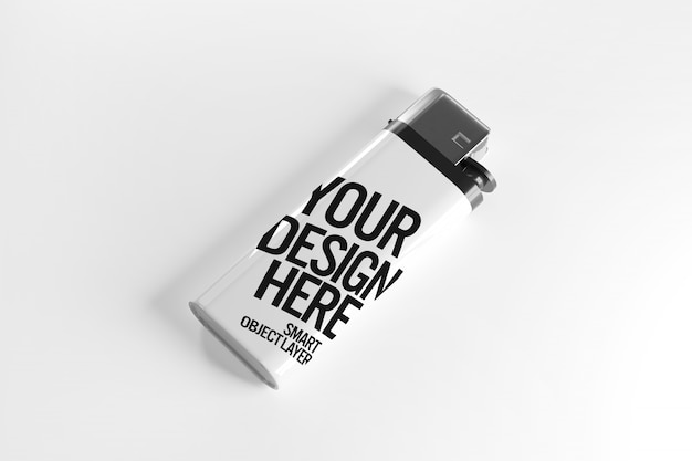 Download View of a lighter mockup | Premium PSD File