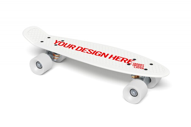Download View of a skateboard mockup PSD file | Premium Download