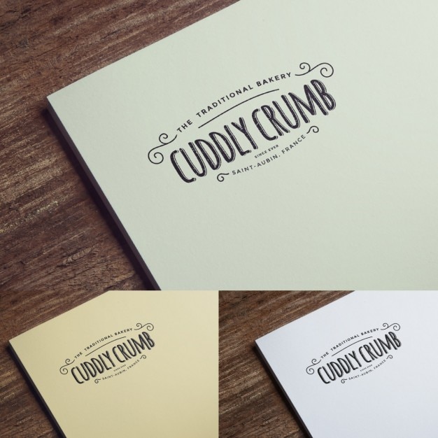 Download Free PSD | Vintage logo mock up