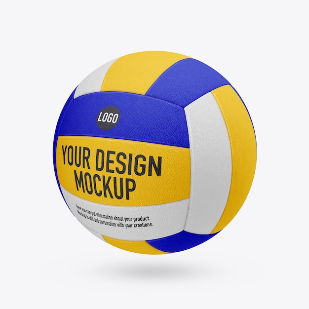 Premium PSD | Volleyball mockup isolated