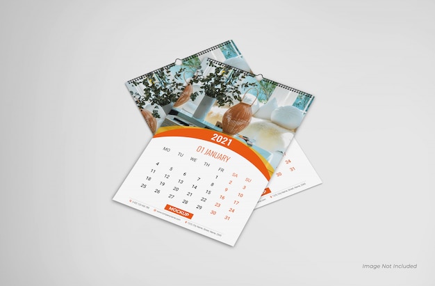 Download Premium Psd Wall Calendar Mockup Calendar Mockup PSD Mockup Templates