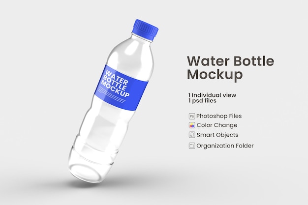 Premium Psd Water Bottle Mockup