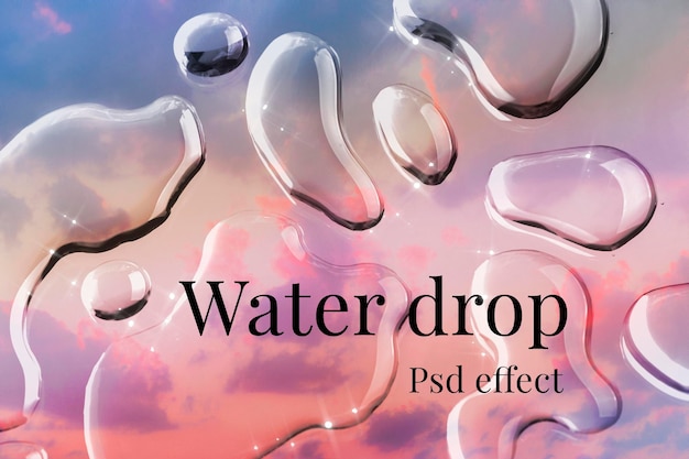 water drop effect photoshop free download