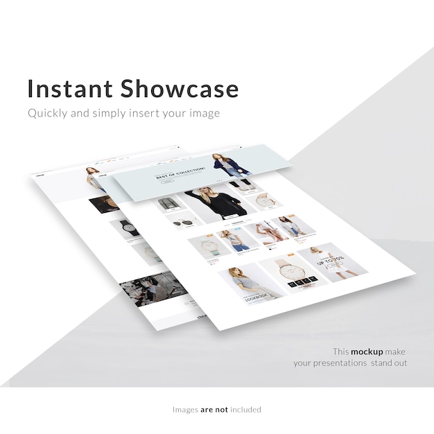 Webpage mock up PSD file | Free Download