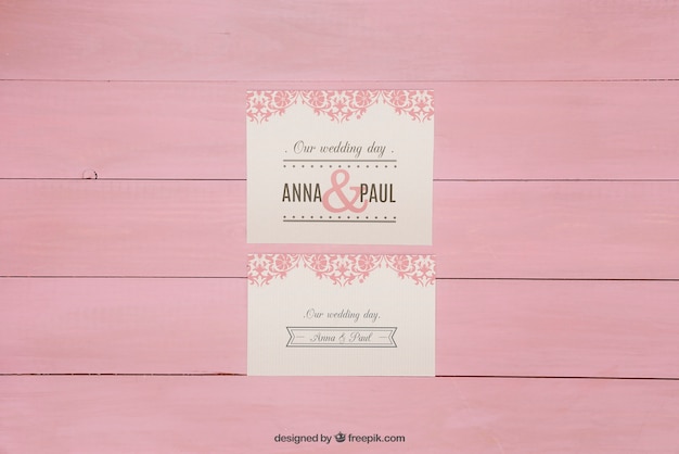 Download Wedding invitation mockup PSD file | Free Download