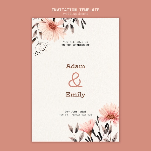 Download 25 Template Undangan Pernikahan Siap Edit Cdr Psd Dll Dyp Im PSD Mockup Templates