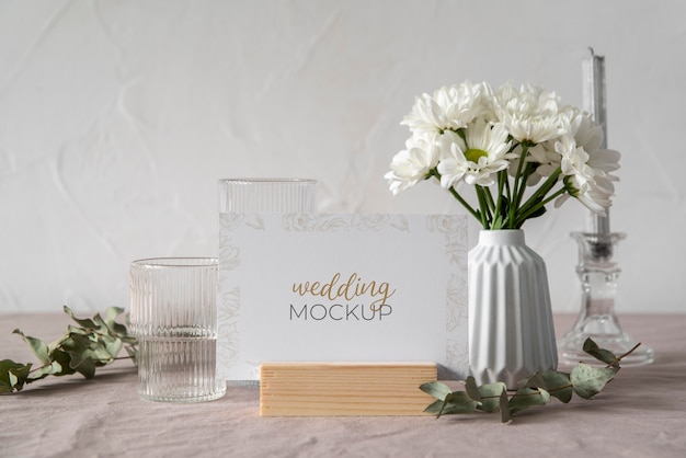 Download Free Psd Wedding Table Display Mock Up