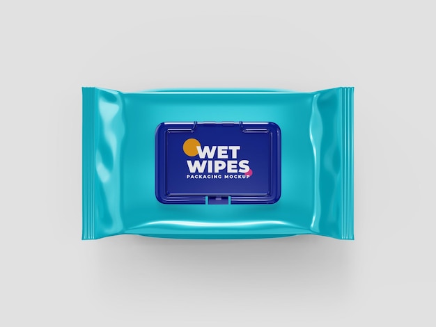 Download Free Psd Wet Wipes Packaging Mockup Template
