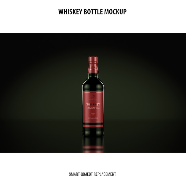 Download Free PSD | Whiskey bottle mockup