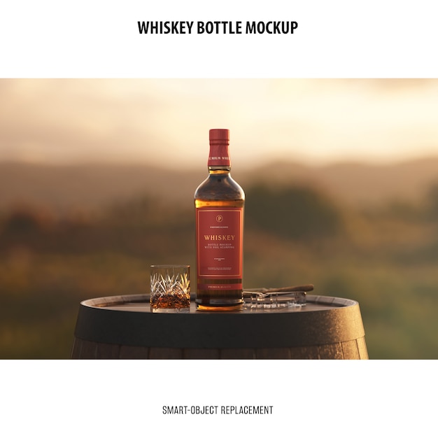 Download Free PSD | Whiskey bottle mockup