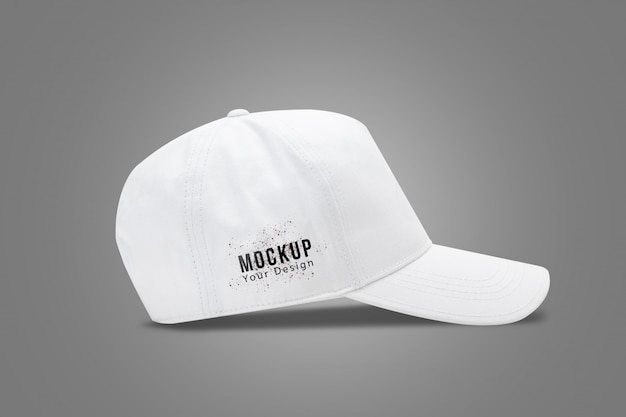 Download White baseball cap mock up template PSD file | Premium ...