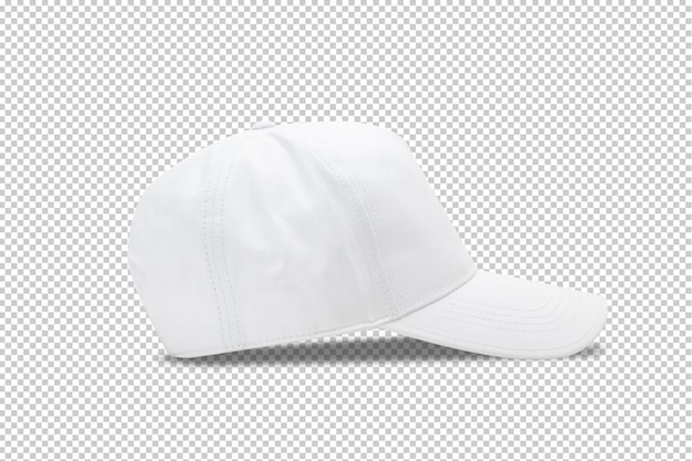 Download White baseball cap template on transparent . | Premium PSD ...