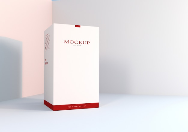 Download Premium Psd White Box Packaging Mockup Design PSD Mockup Templates