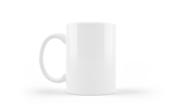 Download White ceramic mug mockup isolated | Free PSD File