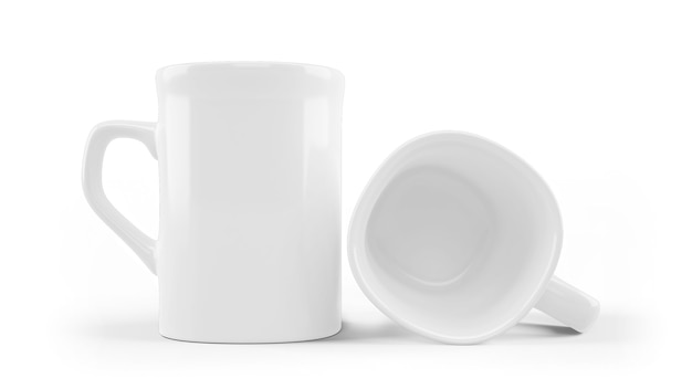 Download White ceramic mug mockup isolated | Free PSD File PSD Mockup Templates