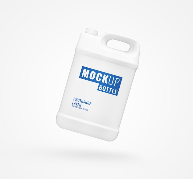Download White gallon bottle advertising mockup | Premium PSD File