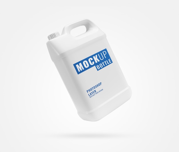 Download White gallon bottle mockup | Premium PSD File