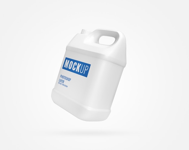 Download White gallon container mockup | Premium PSD File